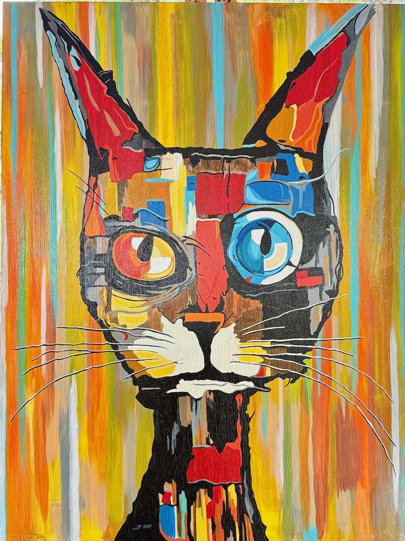 Cat Painting: 