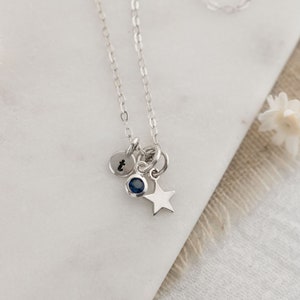 Sterling Silver Tiny Star Necklace  • Dainty Star Necklace • Layering Necklace • Celestial Jewelry •  Gift for Her • Minimalist Star Charm