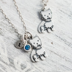 Sterling Silver Yorkie Small Charm Necklace  • Yorkshire Terrie Necklace • Pet Necklace Personalized• Yorkie Breeder Gift • Bracelet Charm