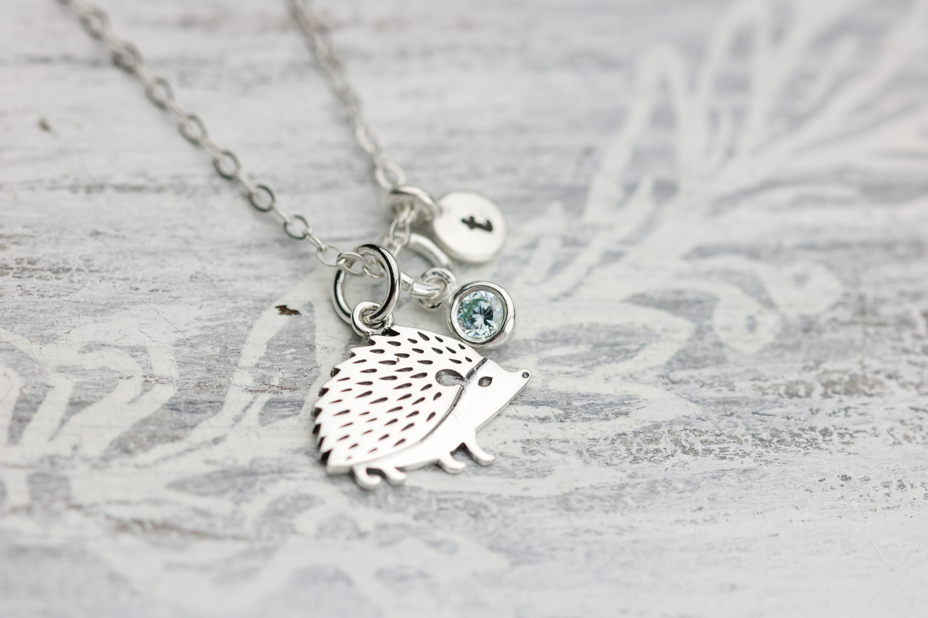 Sterling silver hotsell hedgehog necklace