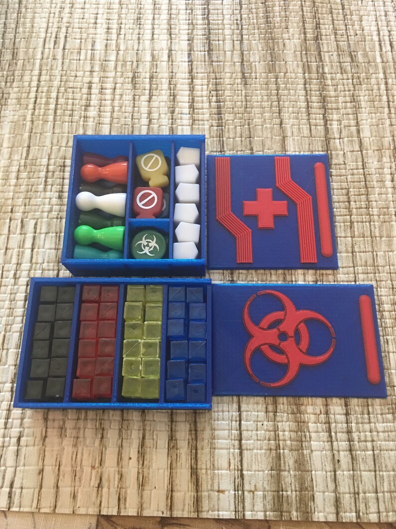 Pandemic board game box organizer Etsy