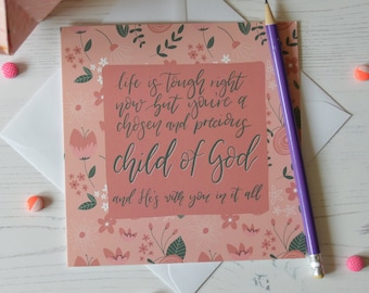 Child of God - Christian encouragement greeting card