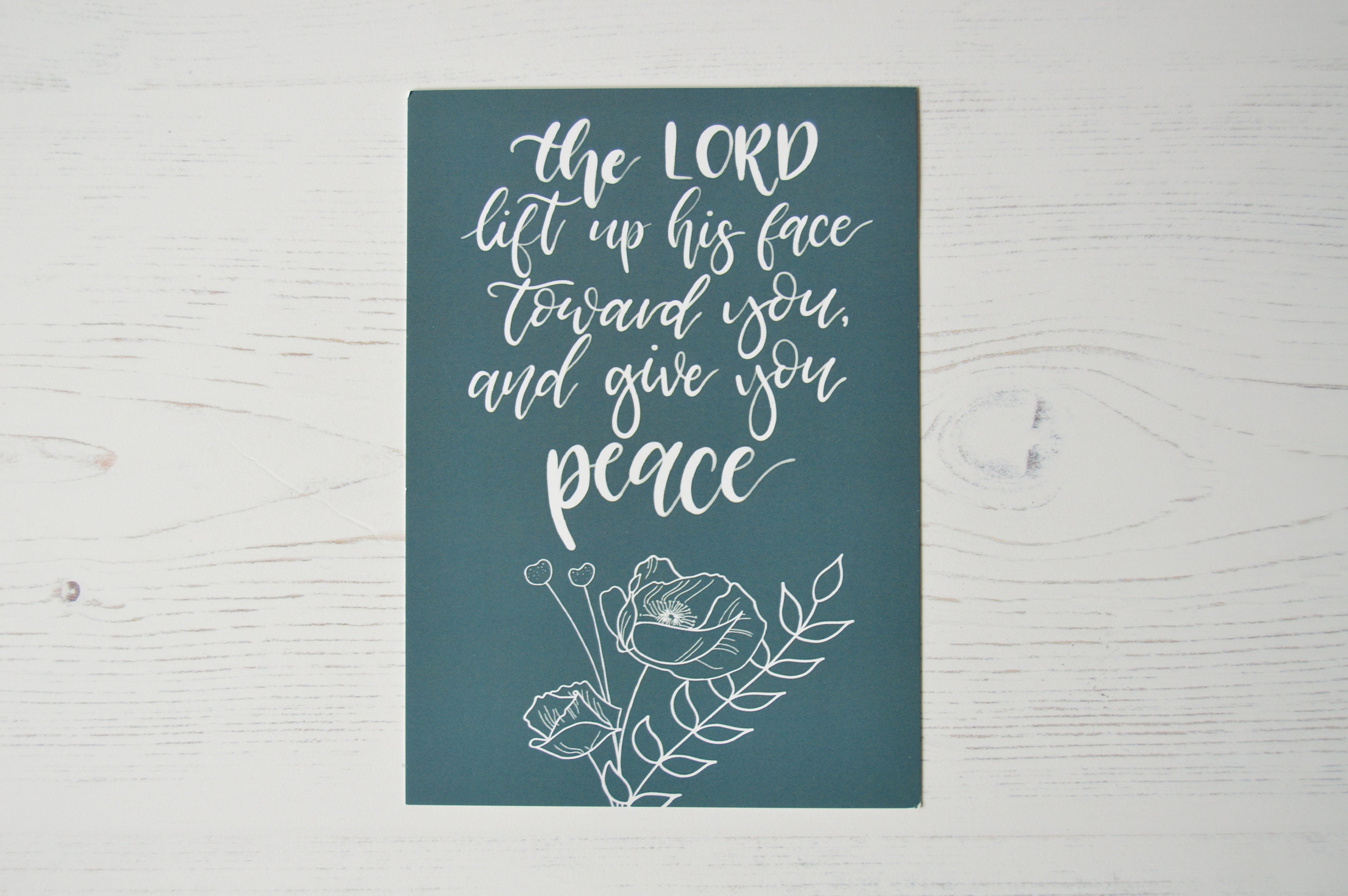 Numbers 6 Blessing Postcard Pack Etsy UK Numbers 6 blessing postcard pack etsy uk