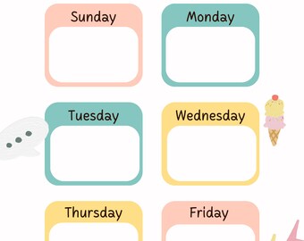 Lista de verificación semanal