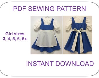 Belle Blue Dress Etsy