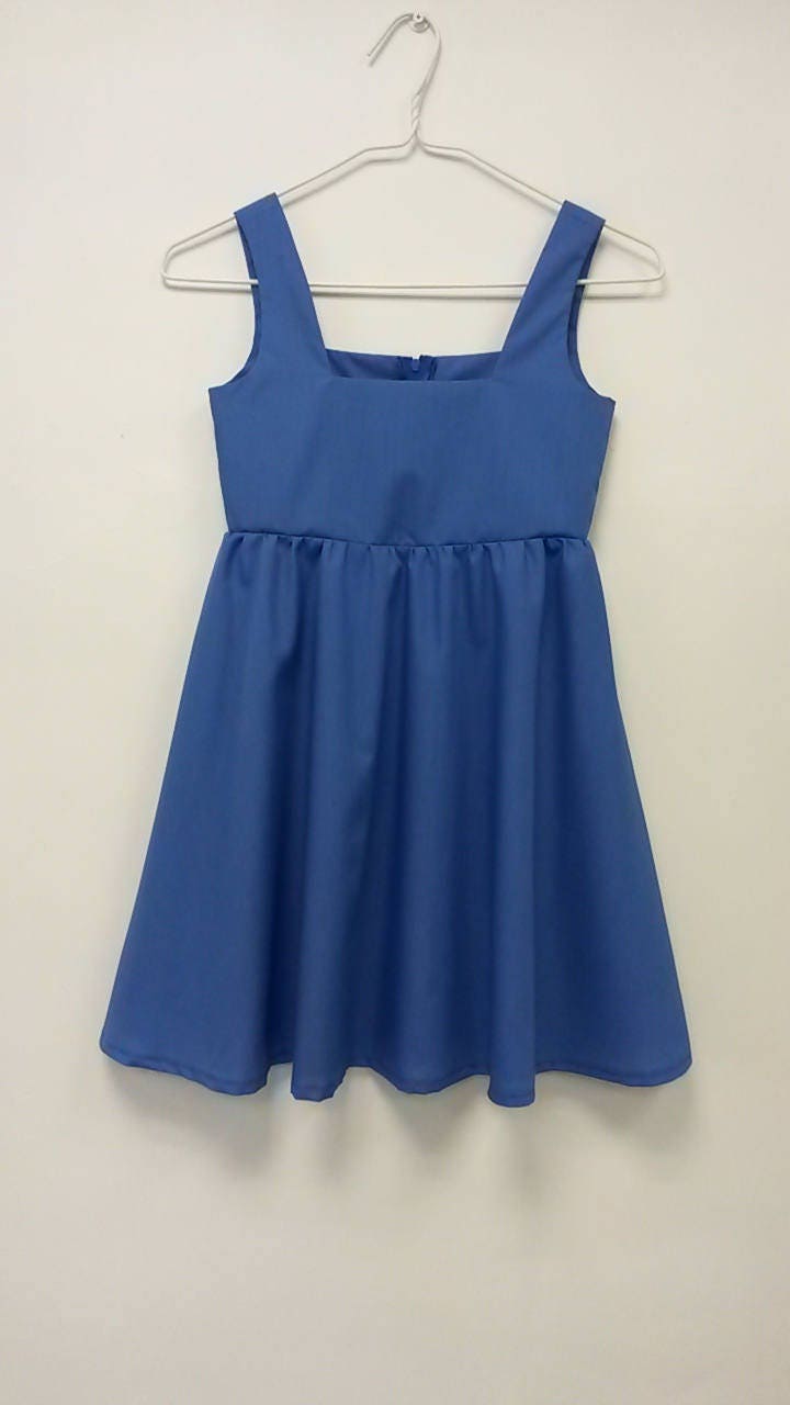 7-16 Years Belle Blue Dress Costume Pattern. PDF Pattern for 3 - Etsy