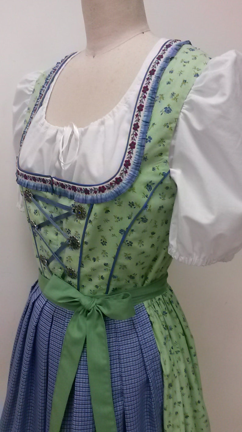Dirndl pattern PDF sewing pattern 6 sizes Dirndl Oktoberfest costume