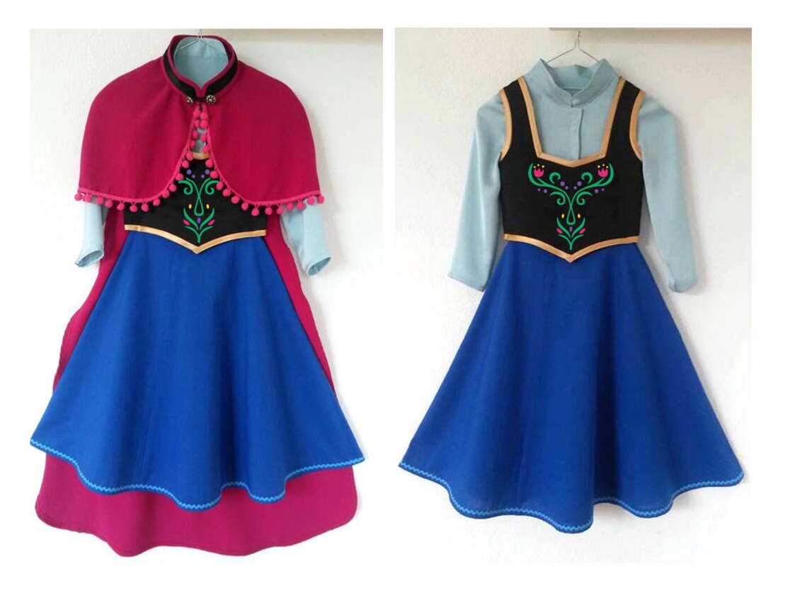 Frozen Anna pattern PDF sewing pattern for Frozen costume | Etsy