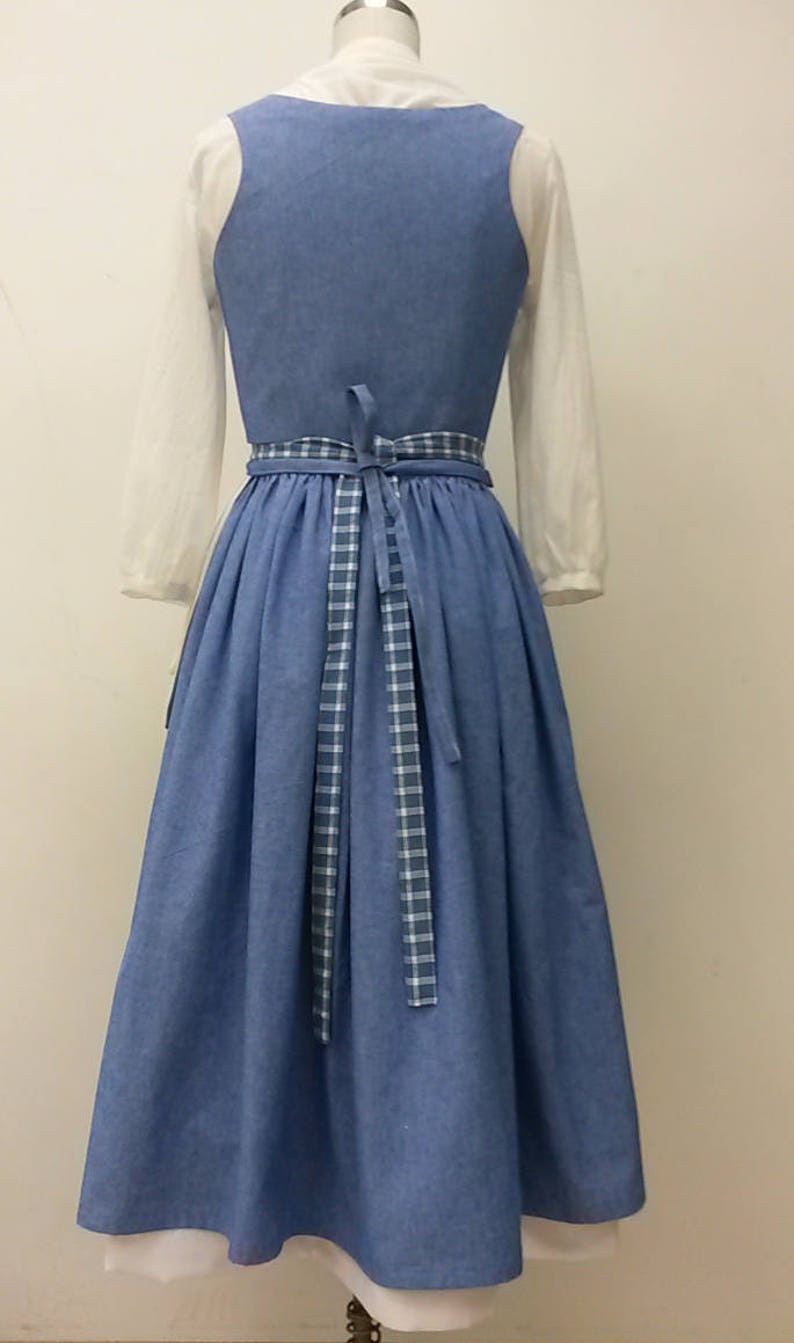 Belle Blue Village Dress PDF sewing pattern 2017 movie Belle | Etsy