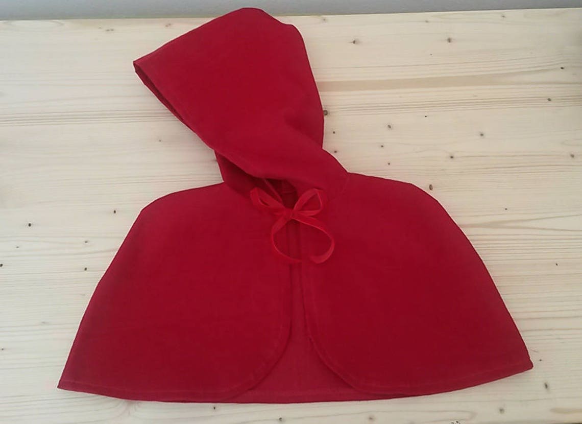 Hooded cape pattern VERY EASY PDF sewing pattern Little Red Etsy Hooded cape pattern VERY EASY PDF sewing pattern Little Red Etsy