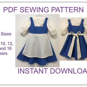belle blue dress sewing pattern Belle Blue Dress Sewing Pattern