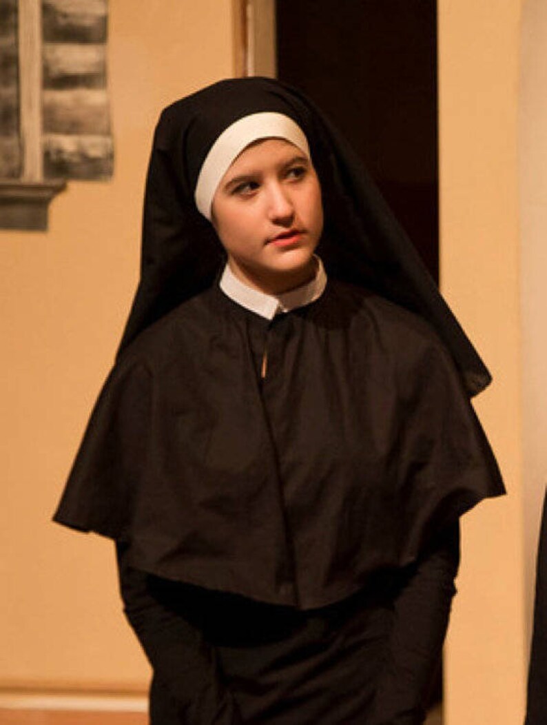 Postulant Nun Costume PDF Sewing Pattern Veil and Capelet. Etsy