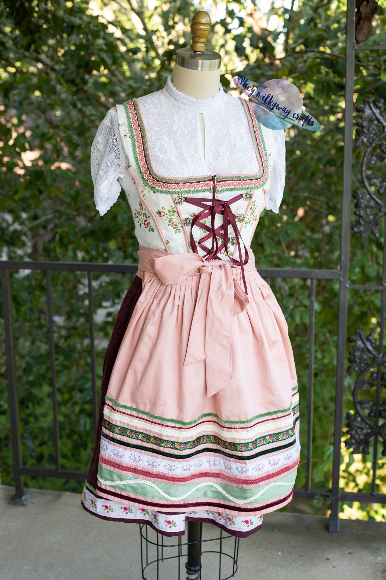 Dirndl Pattern PDF Sewing Pattern 6 Sizes Dirndl Oktoberfest Etsy Hong Kong