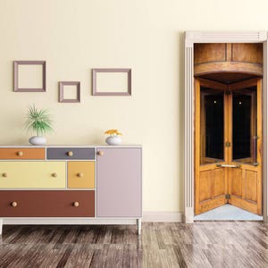 Revolving Door Decal, Peel And Stick, Vinyl Door Sticker, Self-adhesive Decor, Door Decal, Self Adhesive Door Decal, Self Adhesive Wallpaper