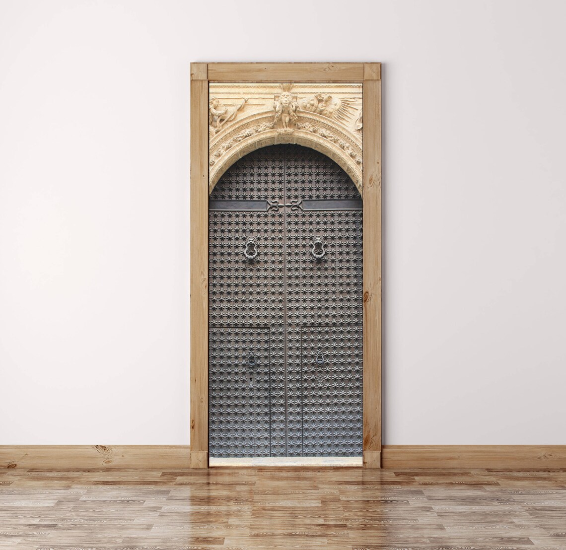 Rustic Metal Door Sticker Self Adhesive Vinyl Peel and Etsy