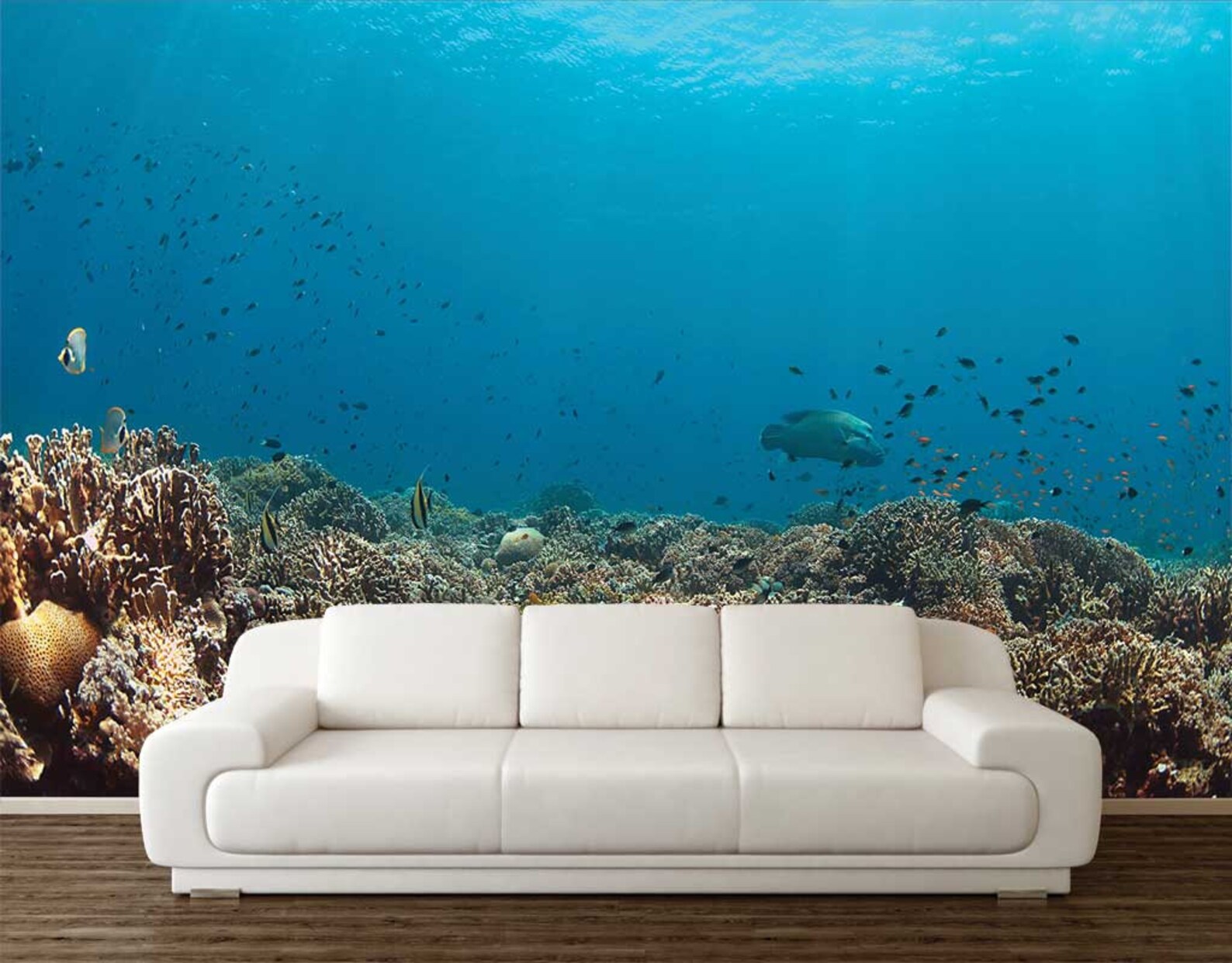 Wall Mural Underwater 3D Wallpaper Vinyl Peel And Stick | Etsy