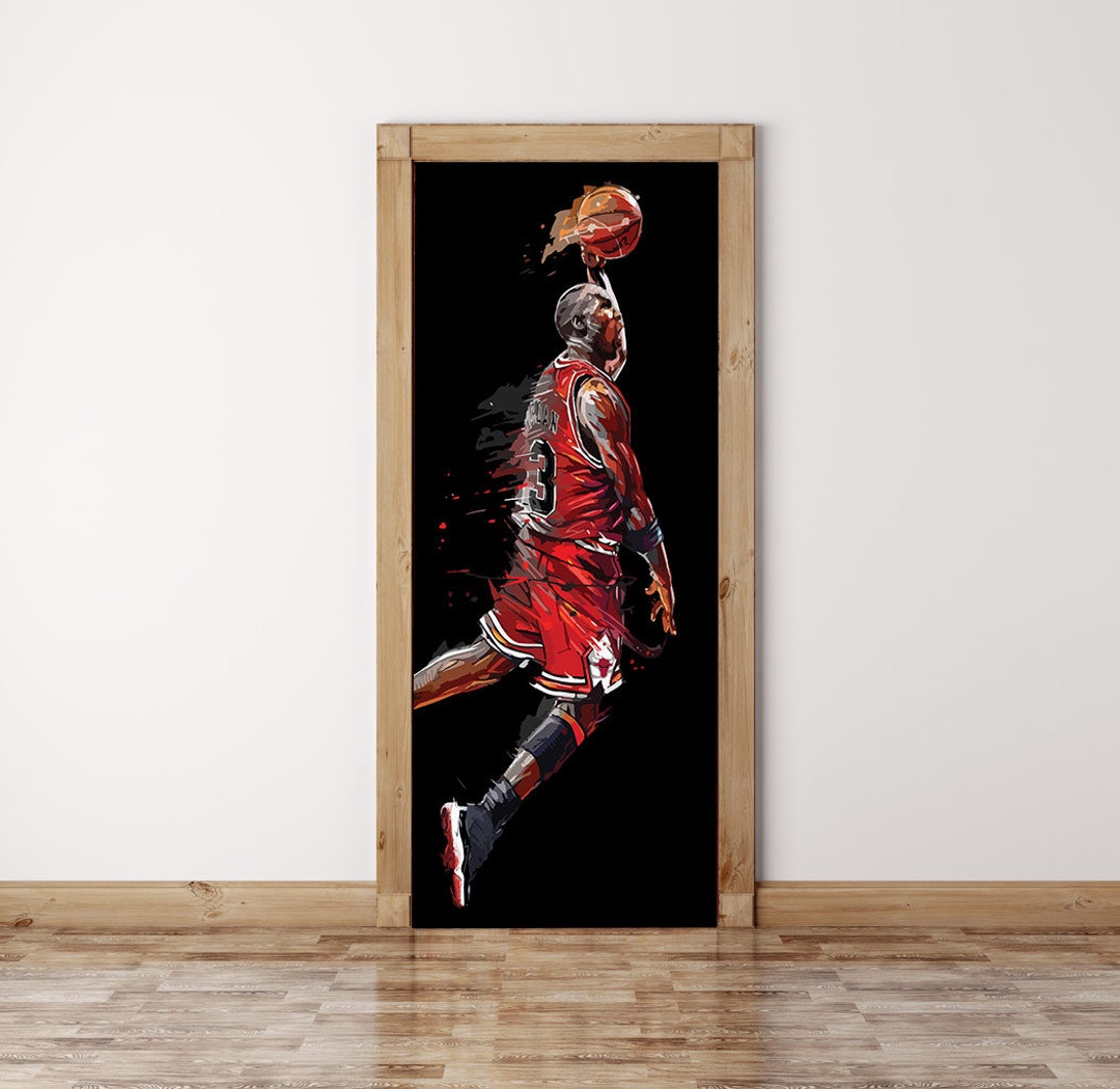 MICHAEL JORDAN POSTER Michael Jordan Print Peel and Stick - Etsy