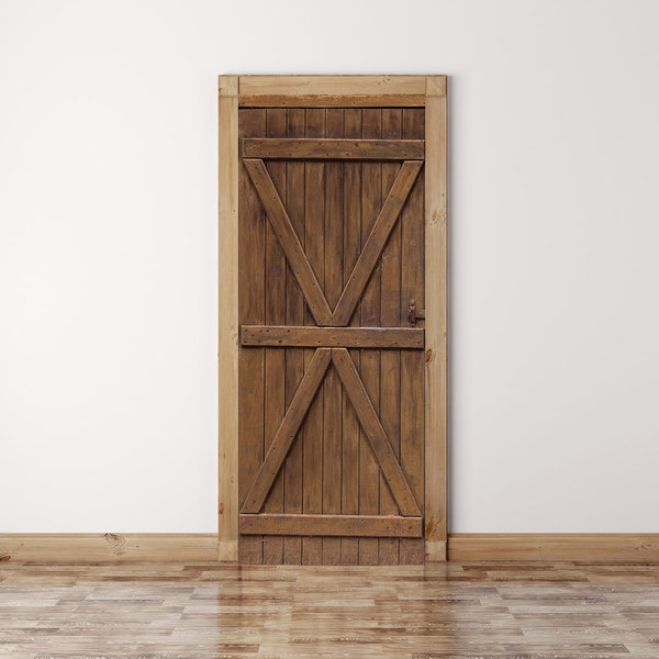 Barn Door Decal Etsy