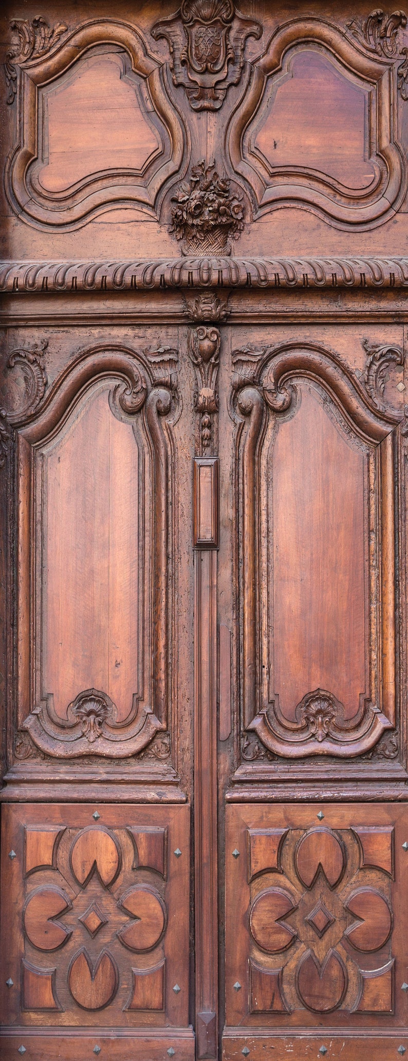 Vintage Door Decal Rustic Door Mural Peel and Stick VINYL Etsy