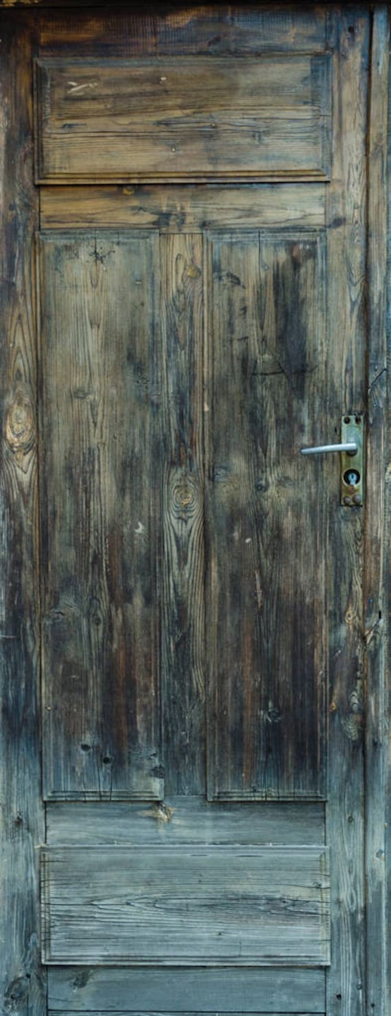 Pegatina de puerta de madera vieja, vinilo autoadhesivo, pelar y pegar,  calcomanía de puerta autoadhesiva, decoración autoadhesiva, mural de puerta,  pegatina de puerta de vinilo -  España