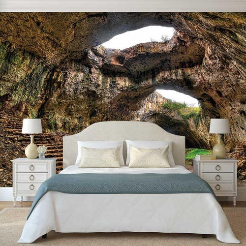 Peel And Stick Wall Mural Wall Mural Cave Removable Etsy
