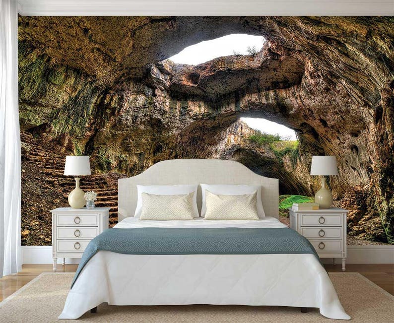 Peel and Stick Wall Mural Wall Mural Cave Removable Etsy