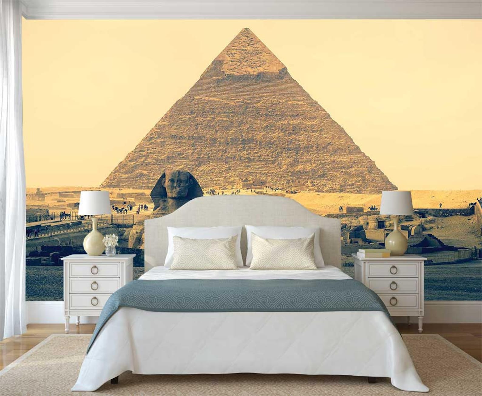 Wall Art Wallpaper Wall Mural Pyramid Egypt Wall Decal Wall Etsy