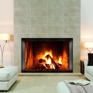 Fireplace Wall Sticker, Wall Mural, Wall Covering, Wall Decal, Wall Art, Peel and Stick, Self Adhesive, Fire 10
