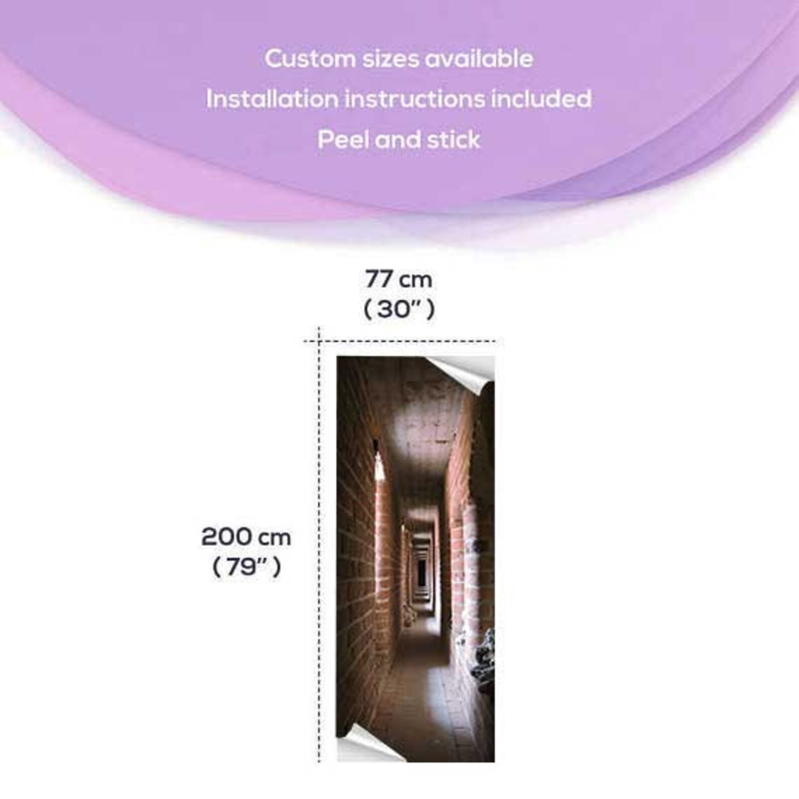 Door Decal for Home Door Decal Custom Door Decal Home Door Etsy