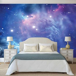 Bedroom Decor, Constellation Gift, PEEL AND STICK, Nursery Decor, Stars Ceiling, Ceiling Decoration, Outer Space, Kids Room Decor