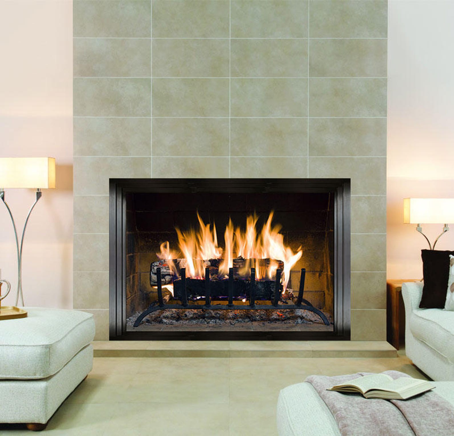 Fireplace Wall Sticker Wall Mural Wall Covering Wall Decal Etsy