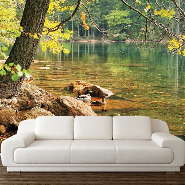 Lake Wall Decal Etsy