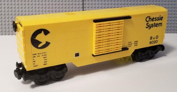 lego yellow train