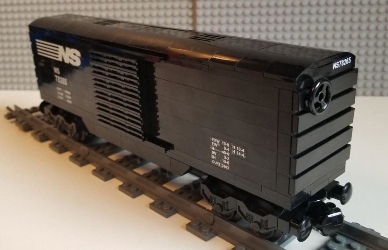 Lego Custom Train Boxcar Norfolk Southern Etsy