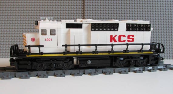Lego Train Custom Kansas City Southern GP40 READ Item description PLEASE