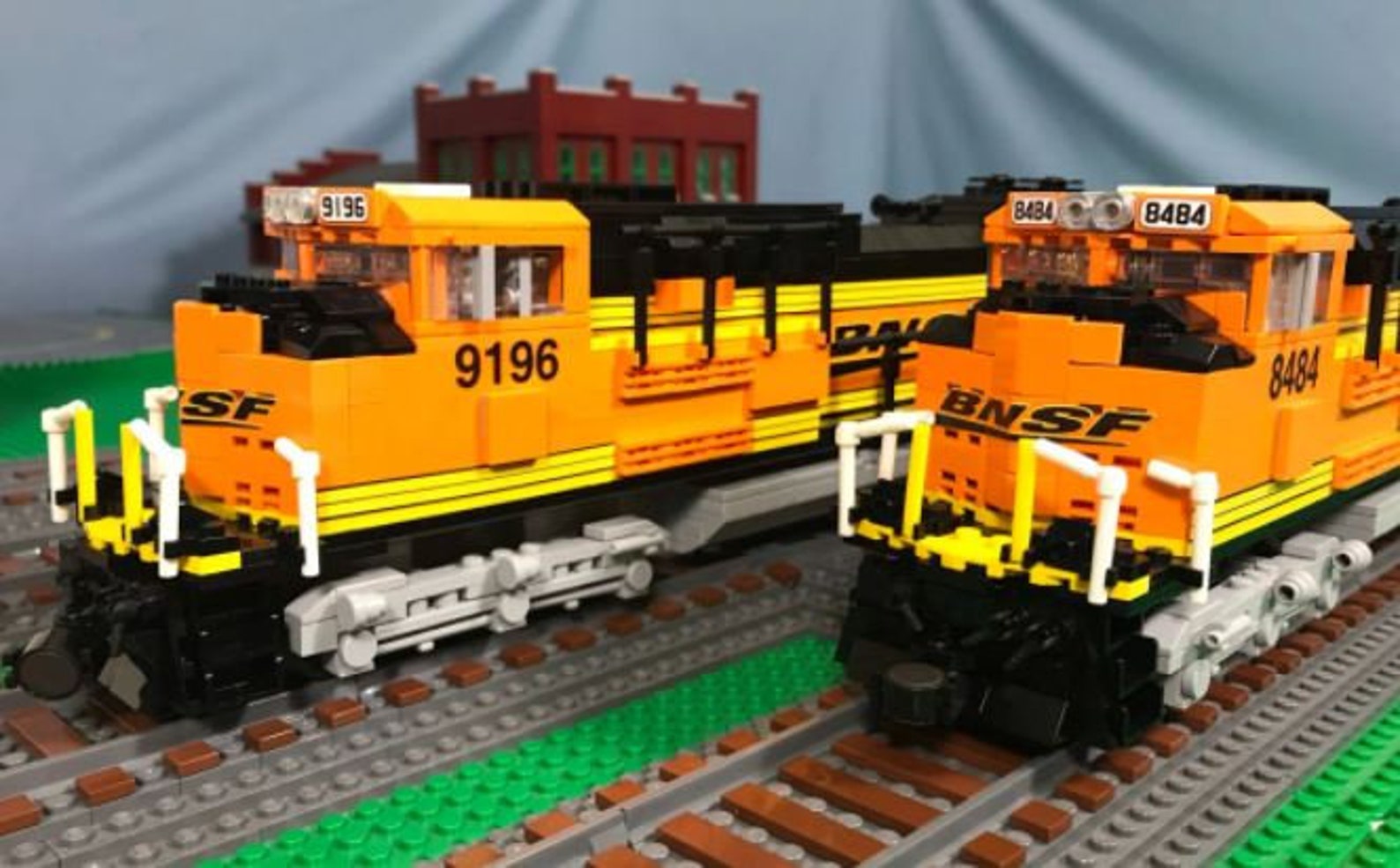Custom Lego Train BNSF EMD SD70ACe Train Kit Etsy