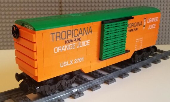 lego orange train
