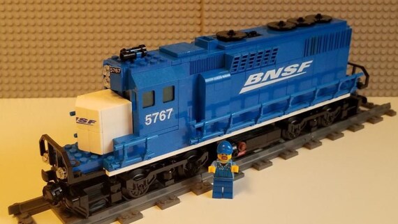 lego blue train