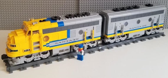 yellow lego train