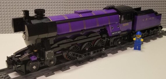 custom lego steam train
