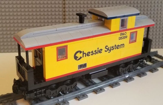 yellow lego train