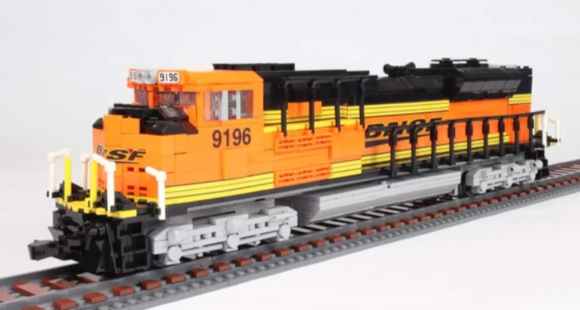 Custom Lego Train BNSF EMD SD70ACe Train Kit Etsy