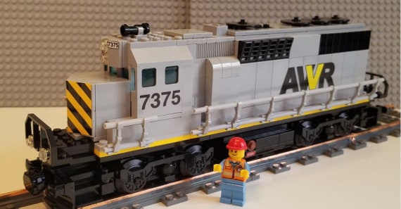 custom lego train