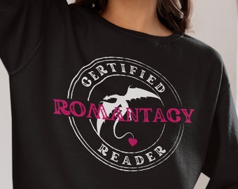 Romantacy Reader Sweatshirt, Romantacy Shirt, Fantasy Reader Gift, Book Lover Sweatshirt, Bookish Gift, Romance Reader Gifts, Booktok Merch