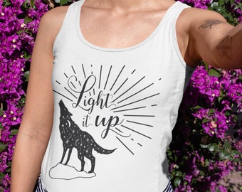 Light It Up Crescent City Tank Top, Danika and Bryce, SJM Crescent City Shirt, Earth and Blood