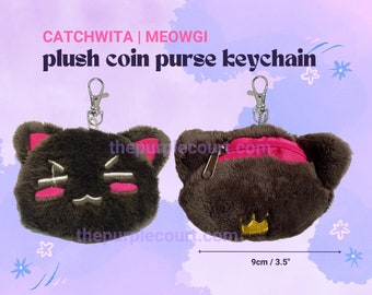 Cat Yoongi Keychain, Agust D Plush Coin Purse Keychain, SUGA Agust D Keychain, Cat Yoongi Meowgi Merch