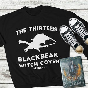 Throne of Glass Sweatshirt, The Thirteen Blackbeak Witch Coven, Halloween, Throne of Glass, Manon Blackbeak, Asterin, Irontheet Witches image 9