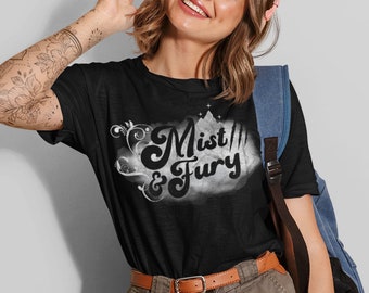 Mist & Fury T-Shirt, Rhysand and Feyre ACOMAF Shirt, Court of Mist and Fury Tee, SJM gift for her