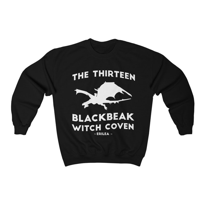 Throne of Glass Sweatshirt, The Thirteen Blackbeak Witch Coven, Halloween, Throne of Glass, Manon Blackbeak, Asterin, Irontheet Witches Black