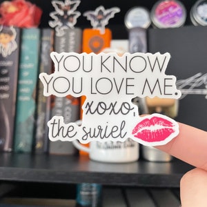 ACOTAR The Suriel Sticker, A Court of Thorns and Roses Clear Sticker, Funny ACOTAR Gifts, SJM